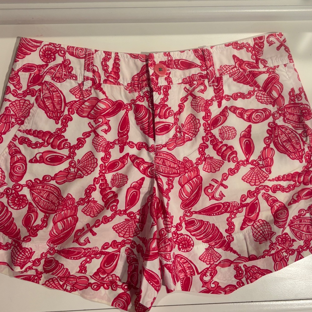 Lilly Pulitzer Pink Nautical Patterned Shorts